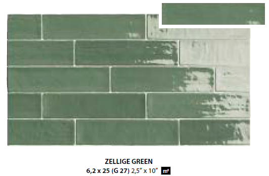 ZELLIGE GREEN